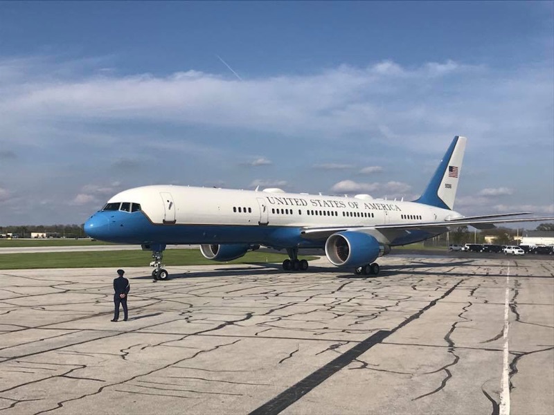 Air Force One on tarmac