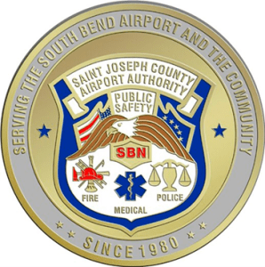 Seal of the St. Joseph County Airport Authority Department of Public Safety